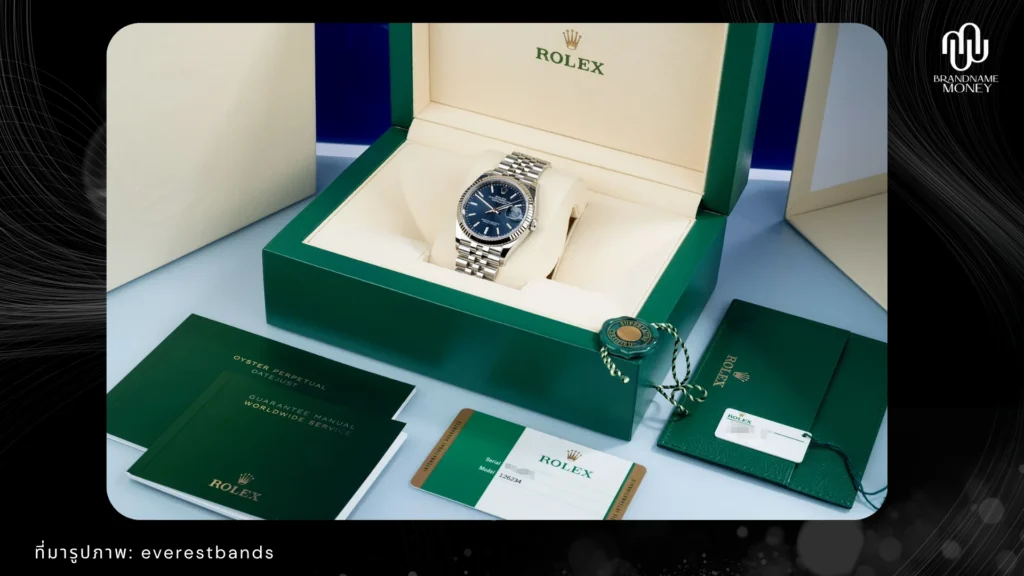 ตัวอย่าง FullSet ที่ควรเตรียมก่อน จำนำนาฬิกา ขายฝากนาฬิกา 