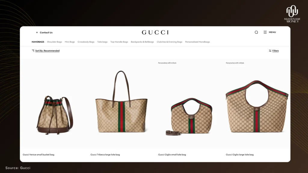 10 แบรนด์กระเป๋าผู้หญิงรุ่นยอดนิยม ที่มูลค่าดีและขายต่อง่าย แบรนด์ Gucci