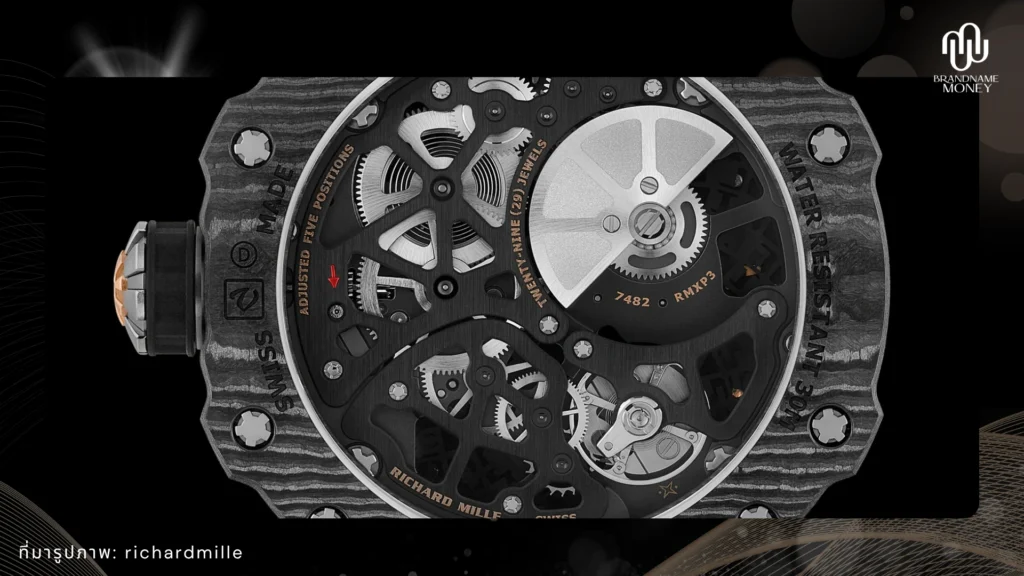 วิธีเช็กนาฬิกา Richard Mille ของแท้ วิธีที่ 6. เช็กกลไกและฟังก์ชันให้ทำงานตรงกับรุ่น