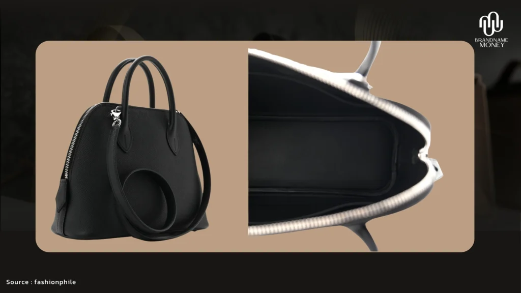 วิธีดูกระเป๋า Hermes ของแท้ เช็กอย่างไรไม่ให้พลาด 5. ซิปต้องลื่น รายละเอียดคม และไม่ดูเหมือนอะไหล่ทั่วไป