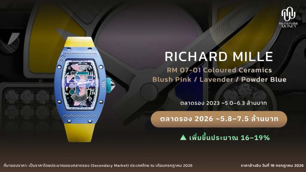 นาฬิกา Richard Mille ผู้หญิง RM 07-01 Coloured Ceramics