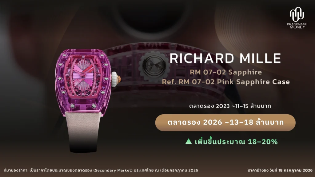 นาฬิกา Richard Mille ผู้หญิง RM 07-02 Pink Lady Sapphire