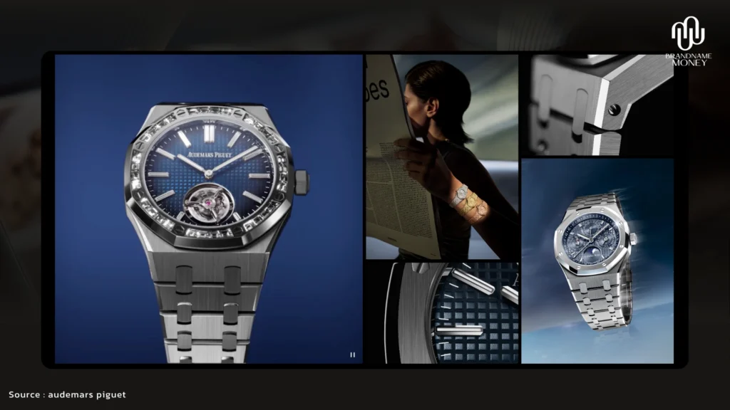 ก่อน นาฬิกา ap x swatch พาย้อน Royal Oak รุ่นดั้งเดิมเปิดตัวในปี 1972 และมีจุดเด่นจากตัวเรือนสปอร์ตหรู