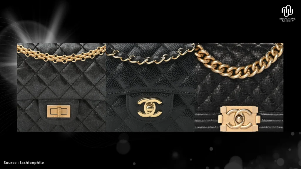กระเป๋า Chanel แท้ ตรวจ CC Lock และรูปแบบตัวล็อกให้ตรงรุ่น