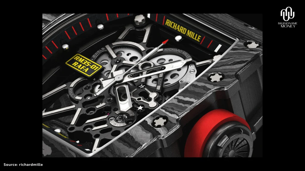 Richard Mille ทำไมแพง RM 35-01 Rafael Nadal: กลไก RMUL3 ผ่านการทดสอบแรงกระแทกมากกว่า 5,000 g