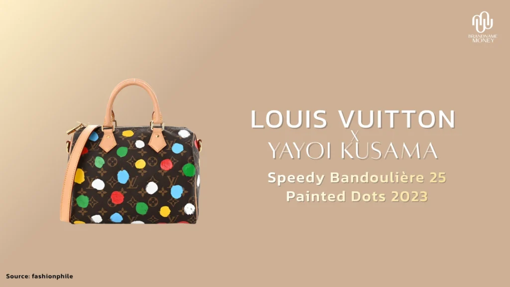 LV x YK Speedy Bandoulière 25 Painted Dots 2023