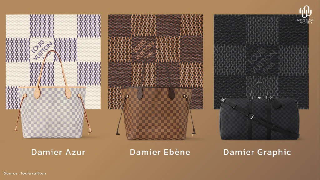ประวัติ louis vuitton Damier Pattern ตารางที่เกิดก่อน Monogram
